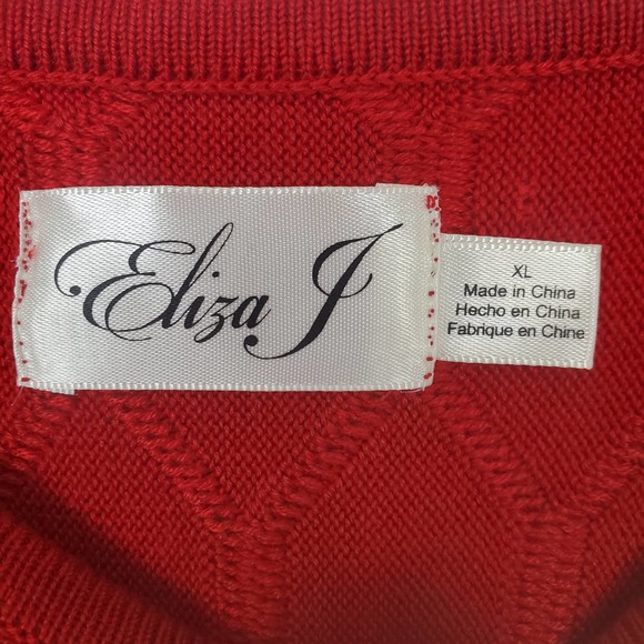 Eliza J NWT red sweater dress XL - Picture 5 of 6